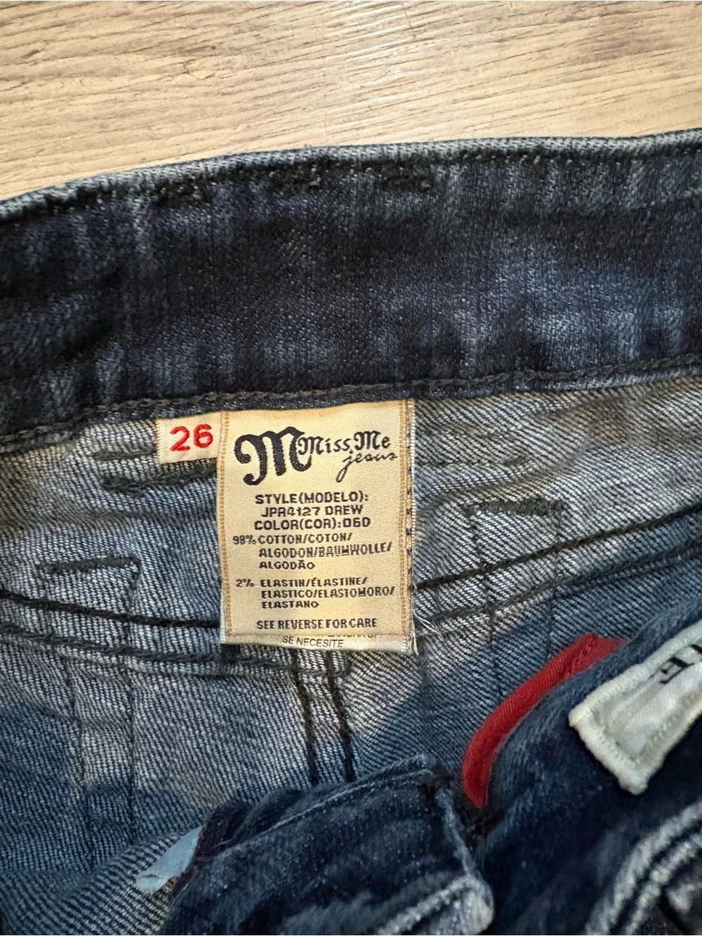 Miss Me Dark Blue Flare Jeans - Picture 2 of 9